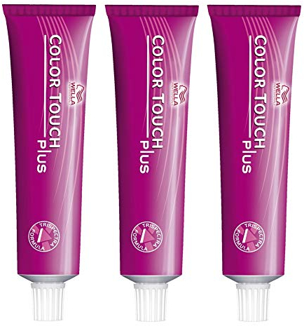Wella Professionals Color Touch Plus 88/07 - Lote de 3 rubios claros intensos, color marrón natural, 60 ml