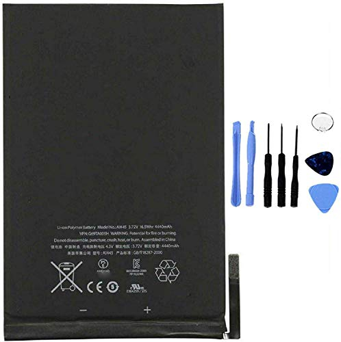 ELLENNE Batería de alta capacidad 4440 mAh compatible con iPad Mini 1 con kit de desmontaje incluido