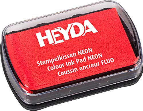 HEYDA Stempelkissen Neon Rot 9x6x1,5cm Rot