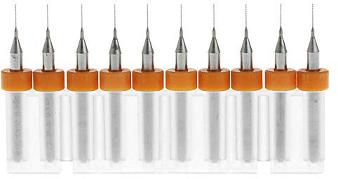 10 Pcs 2.0mm Micro Drill Bits Tungsten Steel Carbide Milling Drill Bits 3.175mm Shank