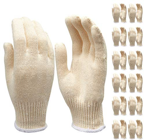 N-brand Handschuhe weiß Baumwolle BBQ Heat Liner Grillen Arbeitshandschuhe Männer Kochen Frauen