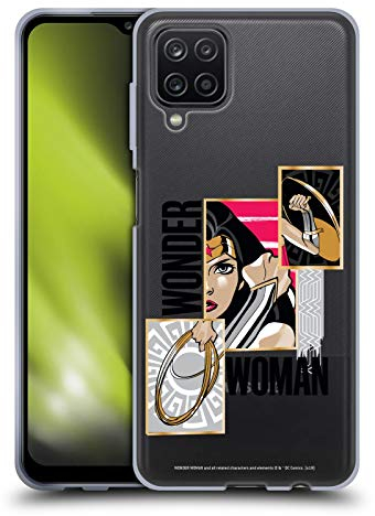 Head Case Designs Offizielle Wonder Woman DC Comics Waffen Grafik Kunstarten Soft Gel Handyhülle Hülle kompatibel mit Samsung Galaxy A12 (2020)