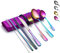 Evanda Portable Utensils, Travel Camping Cutlery Set, Stainless Steel Flatware Set Travel Silverware Dinnerware Set with a Portable Case (Rainbow)