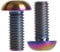 DONGKER 2PCS Bike Water Bottle Cage Bolts, M5 X 12mm Bike Screw Inner Rack Hexagon Stainless Steel Screws for MTB Road Bike