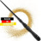 WALDUNIKAT® Zauberstab aus Holz – Made in Germany – Spielzeug, Geburtstags-Geschenk, Deko, Kostüm für Erwachsene, Kinder, Damen, Herren, Mädchen (No. 1 - Schwarz-Glitzer)