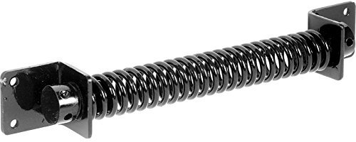 [FIXINGS DIRECT] Heavy Duty Black Gate Spring Closer/Self Closing Gate Spring Or Door Spring for Wooden Or Vinyl Gates Adjustable Gate Closer (Indoor & Outdoor Use) (200mm, Black)
