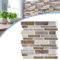 Froadp 10 Stück Fliesenaufkleber 3D Klebefliesen Selbstklebende Fliesen Schälen und Kleben Küchenrückwand Wandaufkleber Mosaikfliesen Wandsticker für Küche Bad Schlafzimmer (30x30cm, Gelber Marmor)