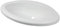 Einlegemulde Waschbecken Wohnmobil Wohnwagen Caravan Camping Boot 510 x 350 x150 mm oval weiß
