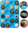 YIAGUN Lot de 24 mini moules à muffins en silicone anti-adhésif sans BPA