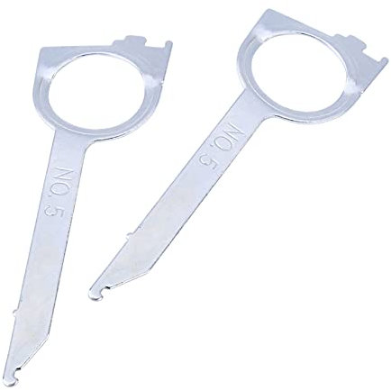 Trim Removal Tool Kit, Qualität 10 Verschiedene Spezifikationen Radio-Entfernungsschlüssel, für die Meisten Autoradios Zum Entfernen von CD-Playern