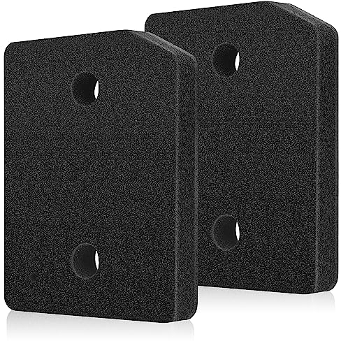 Meetory 2 Stück Filter für Miele Trockner Wärmepumpentrockner, Grob und Fein Filter 207 x 157 x 30mm, Ersatzteil für Wäschetrockner, Fusselfilter Schaumstoff Sponge für Miele Kondenstrockner