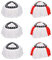 6Pack Spin Mop Refill Replacement Head Compatible with Ocedar and Vileda,Mop Refills 100% Microfiber, Deep Cleaning Machine Washable and Easy-to-Replace