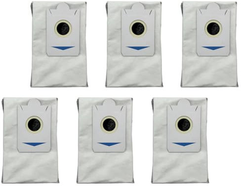 Lot de 6 sacs à poussière compatibles avec pour ECOVACS pour aspirateur robot pour DEEBOT DDB030025 X2 pour Omni