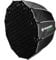 Bresser Quick Lock 90 Deep Parabolic Softbox, Professionelle Lichttechnik für Fotostudio, Parabolische Softbox mit Wabengitter, Diffusor und Bowens Anschluss, Ideal für Produkt- und Beautyfotografie