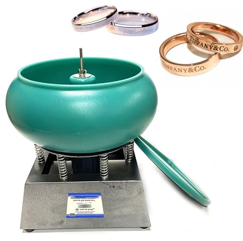 Qiang Schmuck Edelstein Jade Polieren 17 Zoll Vibration Tumbler Poliermaschine Lapidary Tools Polieren Kleiner Metallteile,Zum Polieren Von Schmuck Und Metallreinigung