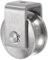 sourcing map U-Nut-Rad 304 Edelstahl, 68mm Durchmesser, Laufrollen-Riemenscheibe mit einer Traglast von 900 kg für Schiebetore, Industriemaschinen, Nutbreite 22mm