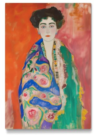 artboxONE Galerie-Print 120x80 cm Feminine Lieser hochwertiges Acrylglas auf Alu-Dibond Bild - Wandbild von Carina