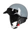 Moto Casque Jet Bol Vintage Casque Mobylette avec Lunettes Homologué ECE Rétro Demi Casque Moto Vélo Scooter Chopper pour Adultes Homme et Femme 1,S