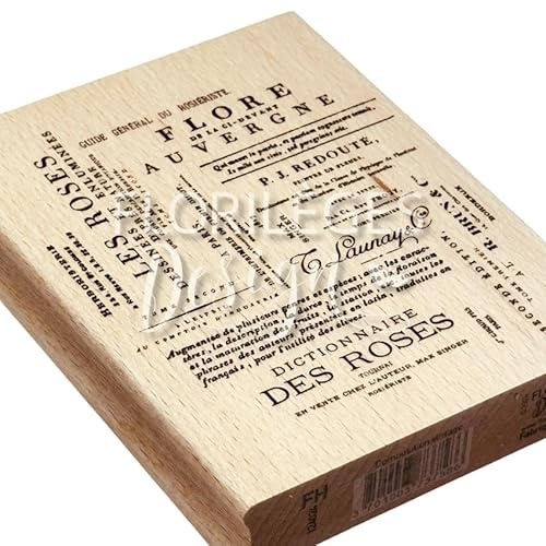 Florilèges Design Holzstempel, Größe: 10 x 13 cm