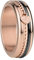 BERING Arctic Symphony Collection Moselle 8 - Anello da donna in acciaio inox, finitura lucida, color oro rosa