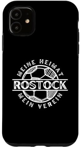 Hülle für iPhone 11 Rostock Aufstieg Fussball Kicken Verein Fan Mecklenburg blau