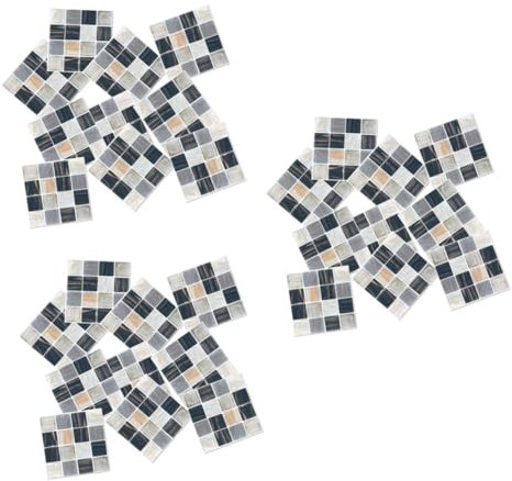 Angoily 3 Sätze Kristallfliesen-wandaufkleber Pvc 3d-aufkleber - Ölpaste-wandaufkleber Für Badezimmer 15 Stück * 3