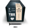 TOX Vis à fixation rapide DRY FG 4,2 x 75 mm, vis phosphatées noires avec tête en trompette + filetage fin, plaque de plâtre sur ossature métallique, PH2, 500 pièces, y compris 1x embout, 142453214275