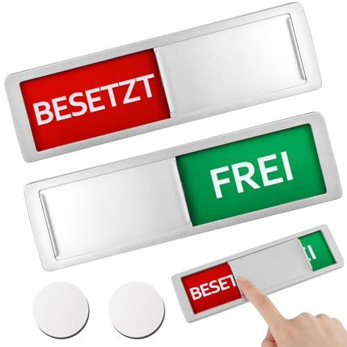 NOCHME Cartello scorrevole per porta, si prega di non disturbare, si prega di bussare o non disturbare magnetico, adesivo acrilico per porte e ufficio