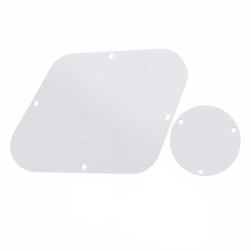 Les Paul Back Plate & Switch Cover (White)