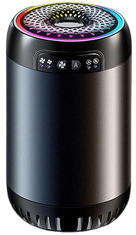 Gdiojnfg LED Car Air Freshener - LED Smart Air Freshener - Battery Powered Car Fragrance, Portable Auto Perfume with Light for Removing Odor