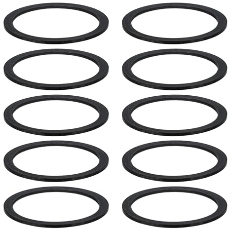 OTOTEC 10 Stücke Carbon Faser Fahrrad Gabel Schüssel Set Washer Geeignet für 1/8 Zoll Griff Halter