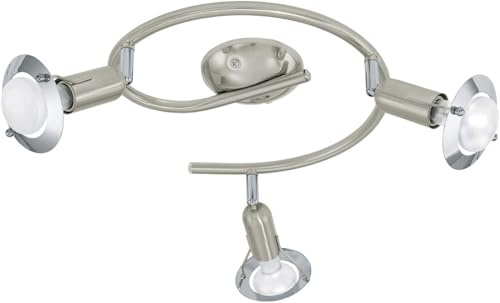 Nozzy Darwin Deckenstrahler 3-flammig nickel chrom