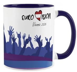 Vienna 2026 Eurovision Mug - Concert Crowd Tea/Coffee Cup Souvenir Gift