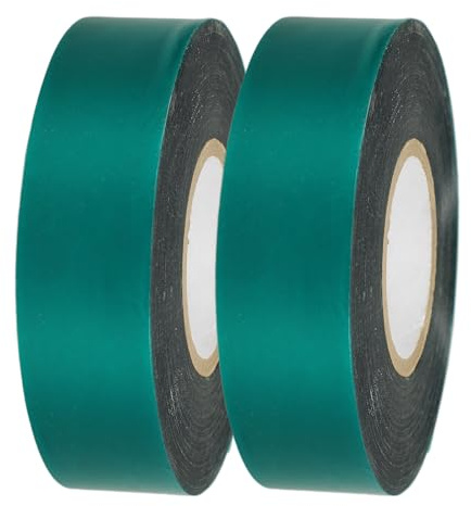 SHINEOFI 2 Rotoli Nastro per Legatura Piante in PVC Verde Elastico, Nastrini Pratici per Rami e Piante, per Progetti Fai-da-Te e Innesti in Giardino