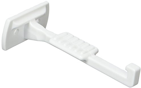 ABUS Schubladen-Sicherung Lenny Sicherung für Türen, Schränke und Schubladen - einfache Montage - 3 Stück - weiß - 73161