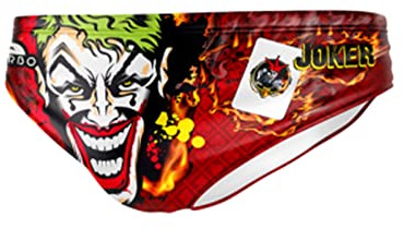 Turbo – Joker On Fire – Badehose mit Slip für Herren – Schwarz – Herren