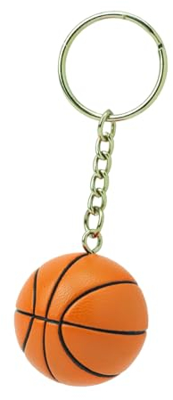 BKstuff Portachiavi Pallavolo Basket Palla Gadget Sportivo per Squadra (Basket, modello 1)