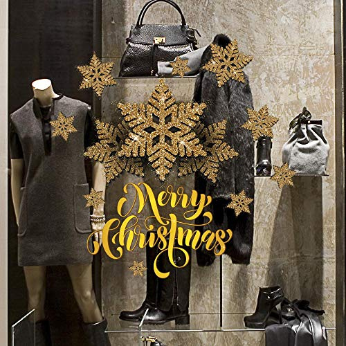 kina - UVNT0014 Fensteraufkleber Dekoration Schaufenster Transparent Ablösbar Positionierbar - Weihnachtskugeln 90x35 cm