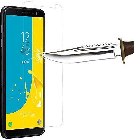 COPHONE® Verre trempé Compatible avec Samsung Galaxy J6 Plus 2018, Film de Protection écran Premium Anti Chocs et Casse, Anti Empreintes, Bords arrondis,dureté Max 9H Tempered Glass 2,5d