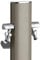 S&M 551710 – Columna de agua Aquapoint Totem color gris 120 cm de altura | Aluminio lacado con pintura antiarañazos | Incluye colgador para manguera y 2 grifos diseño premium | Para jardines y patios