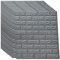 JS 3D Wandpaneele Selbstklebend Steinoptik Tapete, Wasserfest Ziegelstein Wandtattoo PVC 38 CM x 35CM (10, Silber Asche)
