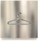 Edelstahl Hinweis-Schild Garderobe - selbstklebend & pflegeleicht - Design Piktogramm - Türschild H-01-E