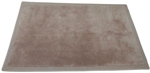 Batex Badteppich Silencio Taupe ca.90X160cm Badematte Badezimmerteppich Badgarnitur Badvorleger Duschmatte