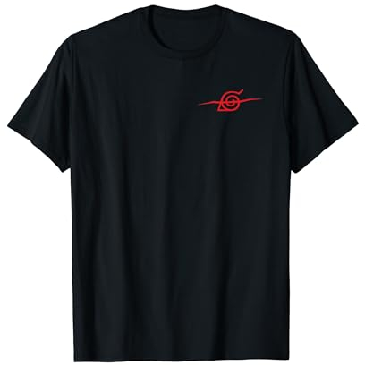 Naruto Shippuden Anti Leaf Cloud Front and Back Anime T-Shirt