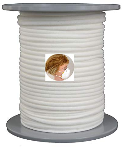 Gepotex - Cuerda de goma elástica (redonda, 100 m, diámetro de 3 mm, producción propia en Baviera