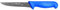 Starrett Professional Stainless Steel Kitchen Boning Knives - Wide Straight Profile - 6-inch (150mm) - Blue Handle