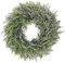 Künstliche Lavendel Kranz, 36 cm Runder Türkranz Lavendel Frühlingskranz Künstlicher Kranz Lavendelkranz 40cm Türkranz Lavendelkranz Dekokranz Wandkranz Für Tür Fenster Kamin Wand Outdoor Dekoration