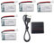 5PCS 3.7V 400mah Lithium Battery with 5-in-1 charger for Hubsan X4 H107C H107L Syma Q11 X11C H99W H31 HS170C F180C TOZO Q2020 E016H A120 V966 TR-C385 TR-F22 Quadcopter RC Drone 25C Discharge Battery