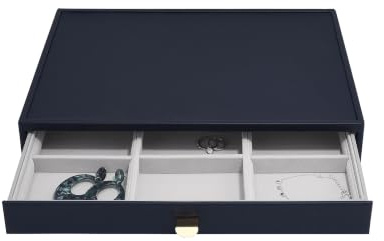 Stackers Navy Supersize Statement Jewellery Drawer