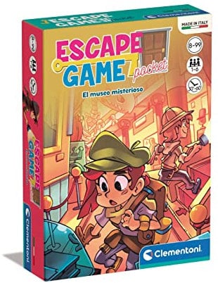 Clementoni - Escape Room Museo Juego de Mesa Familiar a Partir de 8 años (55462)